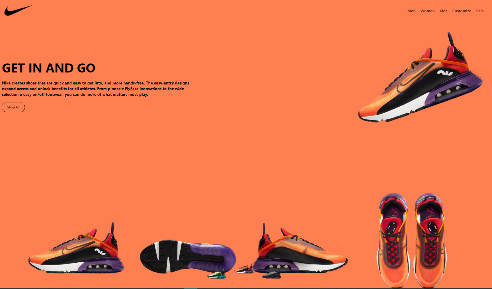 Nike Landing Page Project